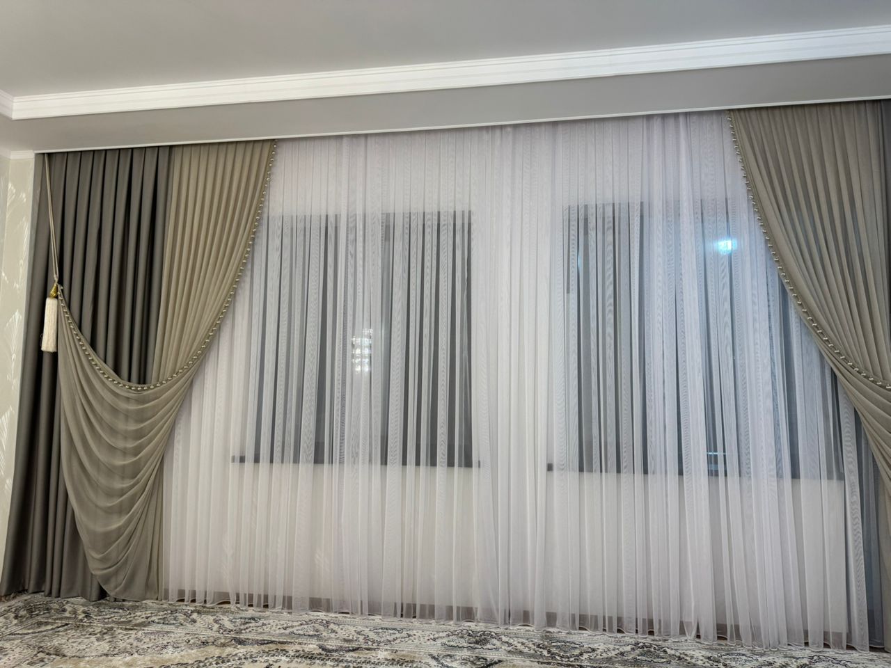 Профессиональная установка штор